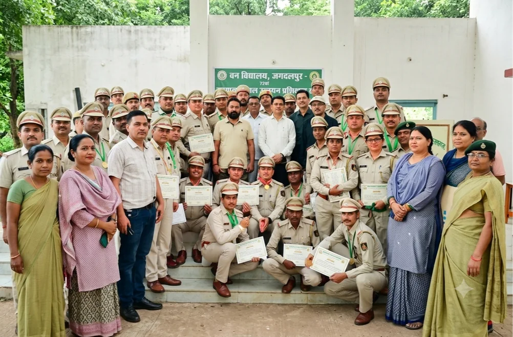 वनपाल के 45 दिवसीय कौशल उन्नयन शिविर का समापन, 11 जवानों ने जीता स्वर्ण पदक