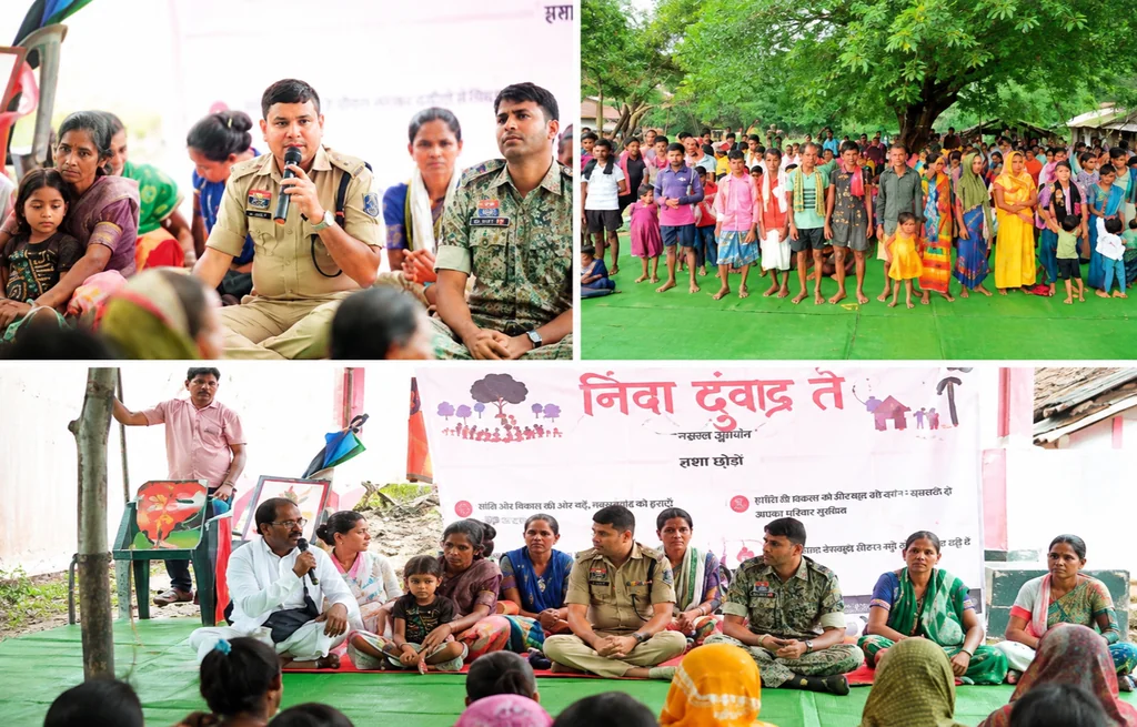 बुलंद हौसलों के आगे खतरे भी हुए कमजोर: ट्रैक्टर और नाव पर सवार होकर अरलमपल्ली पहुंचे सुकमा SP 